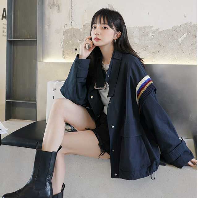 アウター ブルゾン ジャケット レディース ジャンパー 大人 ゆったり ジャケット ボタン 長袖 大きいサイズ きれいめ カジュアル 春 秋 の通販はau Pay マーケット Urubei ウルベイ Au Pay マーケット店