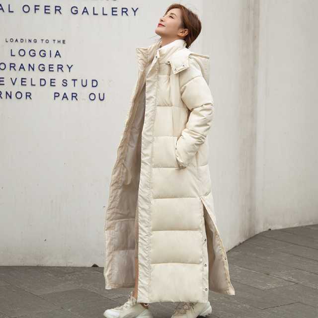 アウター ダウンジャケット ダウンコート レディース ロング ダウン ロング丈 コート ロングダウン フード 秋冬 冬 防寒 暖かい 軽い 軽量 きれいめ ブルゾン 大きいサイズ カジュアル キレセクの通販は