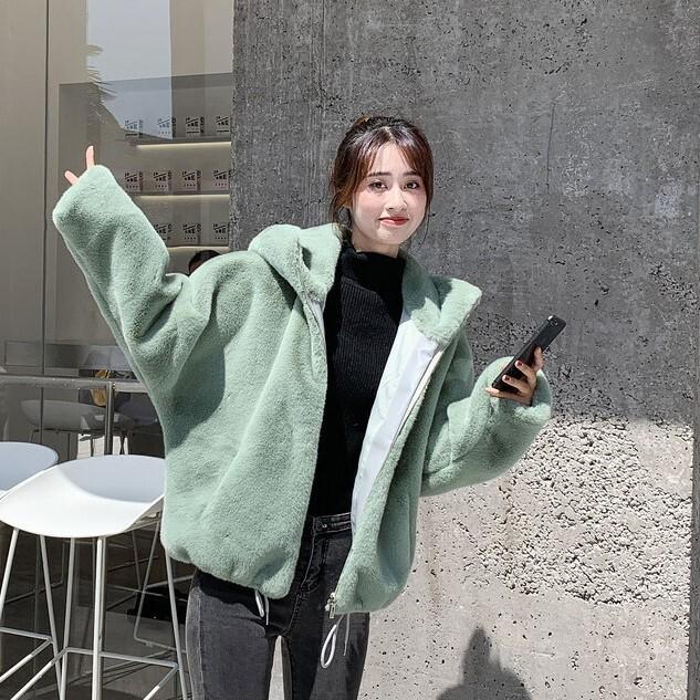 アウター レディース コート ファーコート ラビットファー アウター