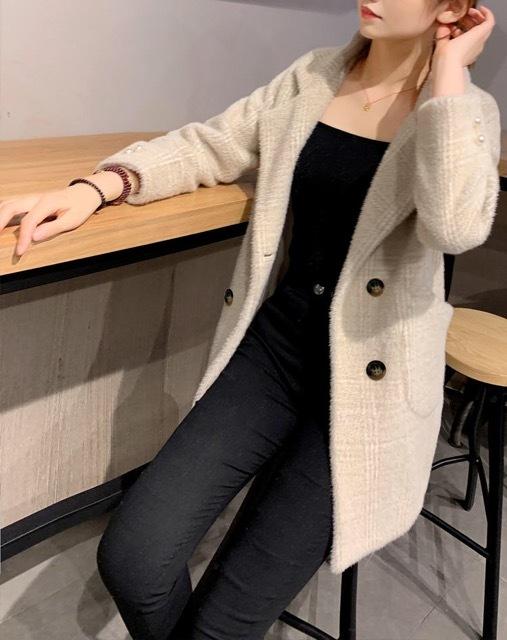 大きいサイズ レディース アウター コート ミドル丈 ダブルボタン