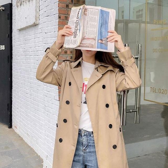 トレンチコート レディース きれいめ コート 大きいサイズ アウター