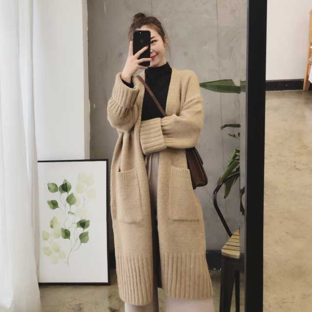ニットカーディガン レディース 秋冬 冬 ニットカーディガン