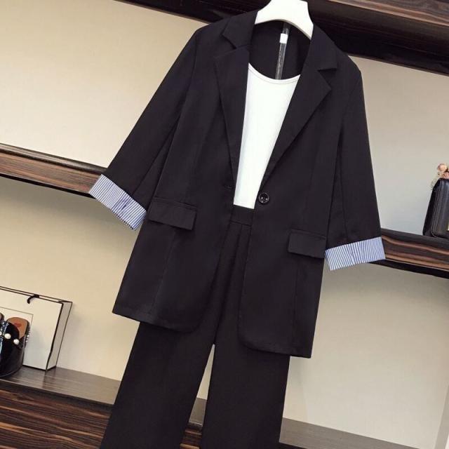 パンツスーツ レディース セットアップ スーツ ストライプ