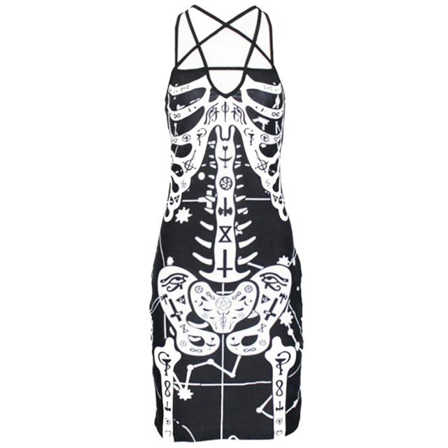 ガイコツ 骸骨 ハロウィン コスプレ 送料無料 セクシー コスチューム コスプレ衣装 スケルトン 骨 衣装 ワンピースの通販はau Pay マーケット ニューウィングス