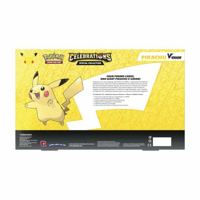 海外限定 Pokemon Tcg ポケモンカード 25周年 ピカチュウ V ユニオン コレクション パック 英語版 の通販はau Pay マーケット セレクトエスエイチ