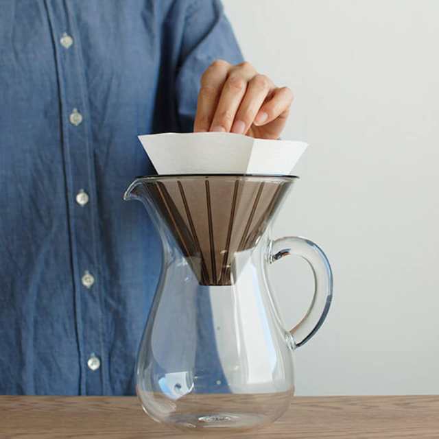 コーヒーカラフェセット プラスチック 600ml 4cups [コーヒーメーカー コーヒーポット コーヒーサーバー 耐熱ガラス ハンドドリップ]新生の通販はau  PAY マーケット - あなろ(インテリア雑貨)