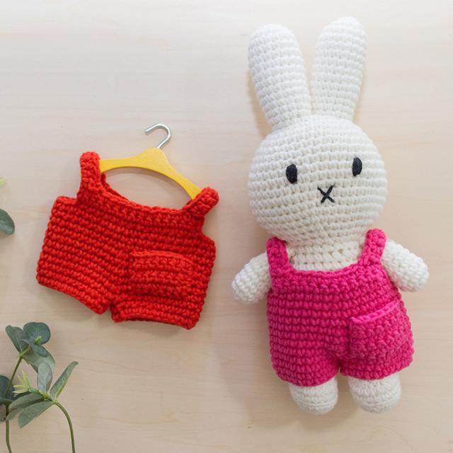 Just Dutch 着せ替え オーバーオール 無地 ハンドメイド 編みぐるみ ぬいぐるみ ジャストダッチ ミッフィー の通販はau Pay マーケット あなろ インテリア雑貨