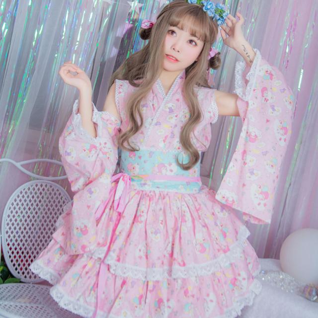 コスプレ服 女の子 ロリータ系 ワンピース 和風浴衣コスチューム パーティー お祭り イベント用 クリスマス 女性の通販はau Pay マーケット ｍｄｋ１号店