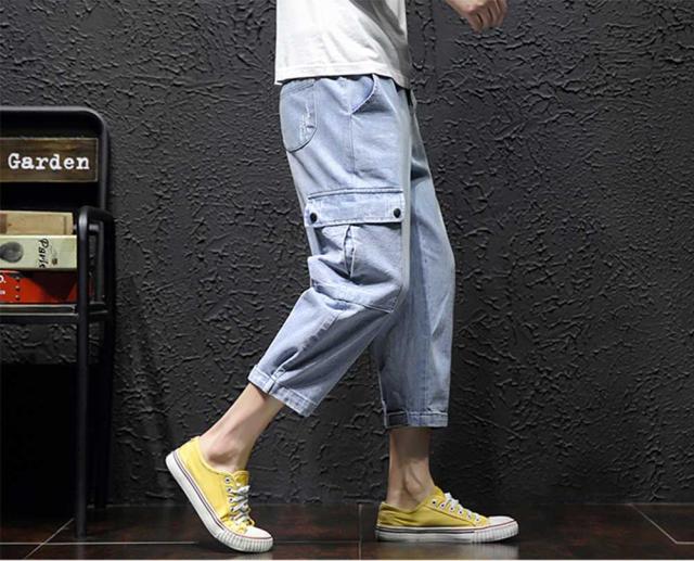 パンツ ジーンズ メンズ ジーパン デニム サルエル ロングパンツ ボトムス ズボン カジュアル 人気 おしゃれの通販はau Pay マーケット ｍｄｋ１号店