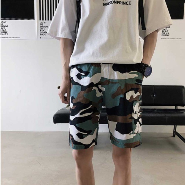 ショートパンツ メンズ ハーフパンツ ビーチパンツ 迷彩 半ズボン 短パン ショーツ カジュアル ボトムス の通販はau Pay マーケット ｍｄｋ１号店