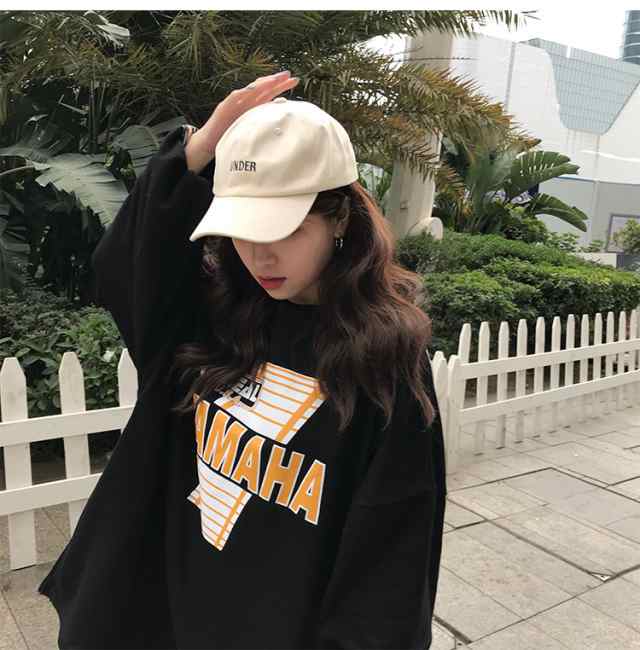 韓国 レディース キャップ 帽子 ロゴ 黒 ストリート ベースボール