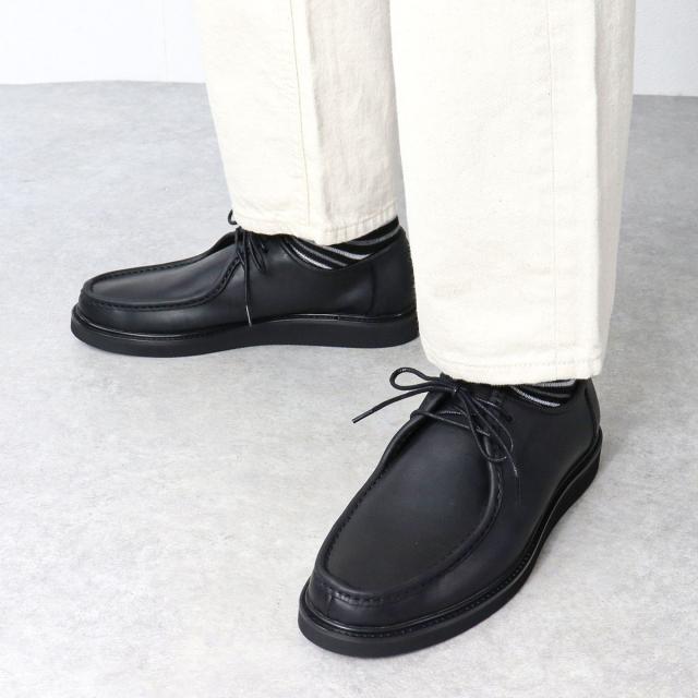 モカシン 革靴 本革 牛革 カウレザー メンズ No.10606 25.0cm〜27.5cm 黒 ブラック DEDEsKEN デデスケン