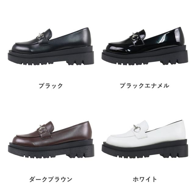 ローファー 厚底 5cmヒール レディース メンズ ユニセックス