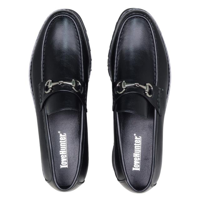 ローファー メンズ 厚底 6.0cmヒール シャークソール 滑りにくい 身長