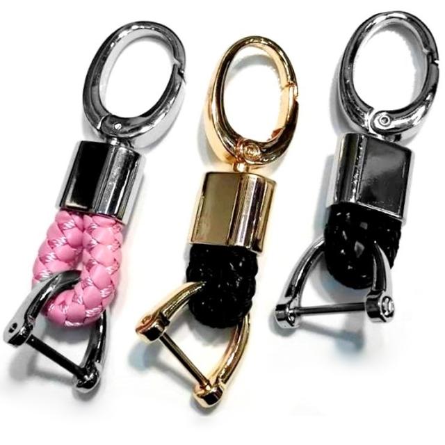 ブラックレザー 編み込みキーケース ブラックレザー 編み込みキーケース キーケース メンズ レディース 本