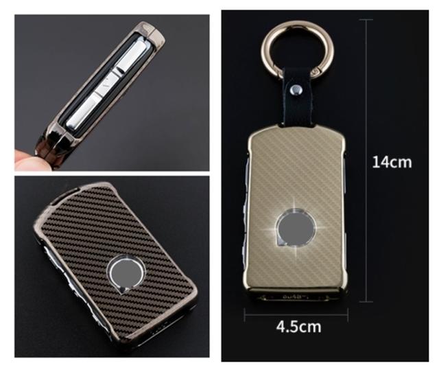 ボルボ メタル カーボン調 スマートキーケース キーカバー VOLVO