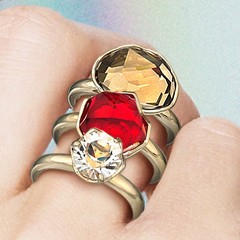 スワロフスキー Swarovski 『Halley 輪っか』 指環 1014339