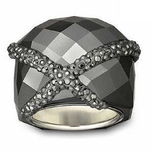 スワロフスキー Swarovski 『Forever Jet Hematite リング』 指輪 1029743