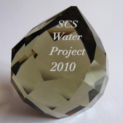 スワロフスキー Swarovski 2010年 SCS限定品 『Water Project Satin, Rain Drop ペーパーウェイト』 1032130