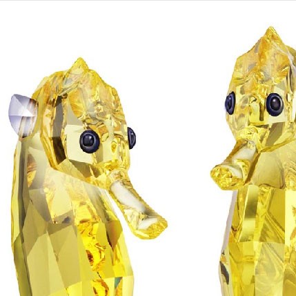 スワロフスキー Swarovski 廃盤品 クリスタル 置物 『タツノオトシゴ