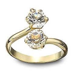 スワロフスキー Swarovski 『Ludmilla リングゴールドコーティング』 指輪 1039028