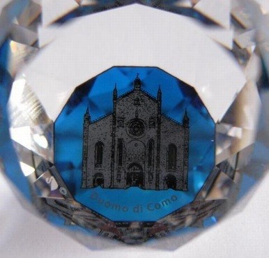 スワロフスキー Swarovski 『Duomo di Como Italy ラウンド ペーパーウェイト』 1048829