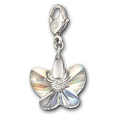 スワロフスキー Swarovski 『Clear Crystal Large Butterfly チャーム』 1057707