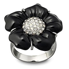 スワロフスキー Swarovski 『Melissa Jet リング』 指輪 1062650
