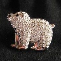 スワロフスキー Swarovski 2011年 SCS限定品 『ホッキョクグマ タックピン』 1062850
