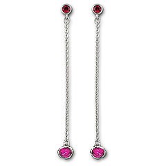 スワロフスキー Swarovski 『Mariposa Ruby ピアス』 1065237