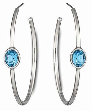 スワロフスキー Swarovski 『Melrose Aqua ピアス』 1070075