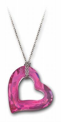 スワロフスキー Swarovski 『Loveheart Fuchsia Small ペンダント』 1076291