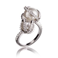 スワロフスキー Swarovski 『Nude Double リング』 指輪 1081927_1