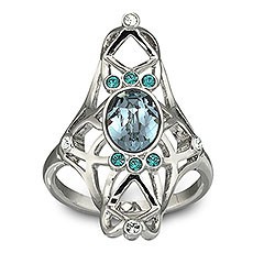 スワロフスキー Swarovski 『Nocturne Filigree リング』 指輪 1084598の通販は