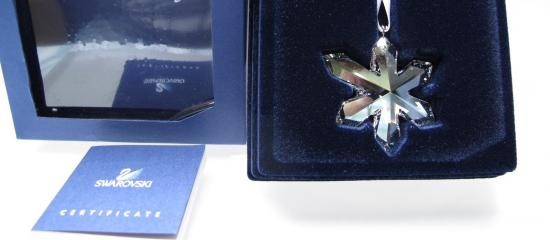 スワロフスキー Swarovski 廃盤品 『Spranklin Christmas Ice Flower オーナメント』 1096030