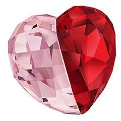 スワロフスキー Swarovski 『Love Heart Light Siam M』 1096728
