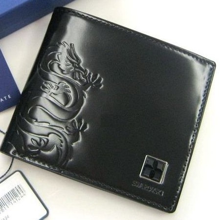 スワロフスキー Swarovski ドラゴン Nightfall Black Dragon ウォレット 1114124_1