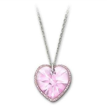 スワロフスキー Swarovski 『Reverie Light Rose Heart ペンダント』 1126268