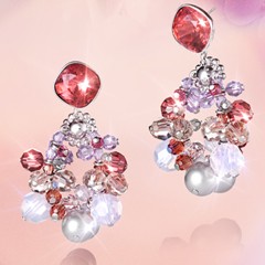 スワロフスキー Swarovski 『Ribbon ピアス』 1127214_1