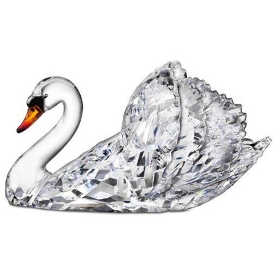 Swarovski クリスタルスワン置物 スワロフスキー Swarovski 置物 白鳥 スワン フィギュア 1141713の通販