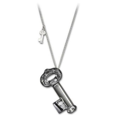 スワロフスキーネックレスMedium Keyペンダントシルバーナイト ヨーコオノ スワロフスキーネックレスMedium Keyペンダントシルバーナイト