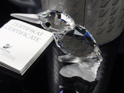 スワロフスキー Swarovski 1992年 廃盤品 置物 鳥 カワセミ
