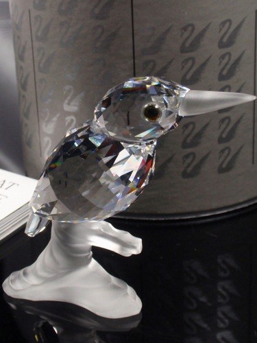 スワロフスキー Swarovski 1992年 廃盤品 置物 鳥 カワセミ
