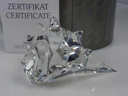 スワロフスキー 置物　シェル スワロフスキー Swarovski 1994年 廃盤品 『South Sea シェル』 160798