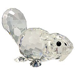 廃盤品スワロフスキー SWAROVSKI ベビーシープ スワロフスキー Swarovski 1995年 廃盤品 『伏せベビービーバー