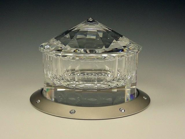 スワロフスキー Swarovski 1993年 廃盤品 クリスタル SHIVA DOSE ジュエリーボックス 170301
