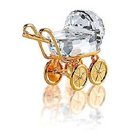 スワロフスキー Swarovski 2004年 廃盤品 『乳母車』 172301
