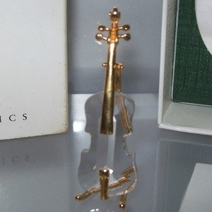 スワロフスキー Swarovski 2004年 廃盤品 『バイオリン, Gold v1』 173366の通販は