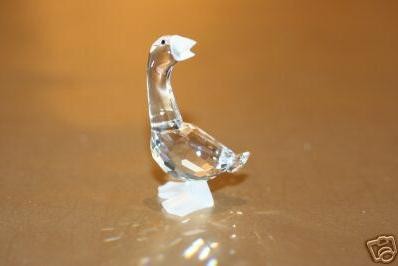 スワロフスキー Swarovski 1999年 廃盤品 置物 鳥 Gosling Dick