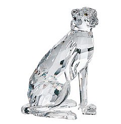 美品 SWAROVSKI スワロフスキー アニマルチーター フィギュリン